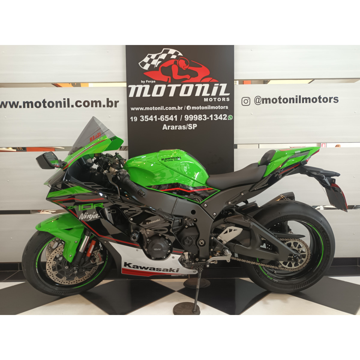 KAWASAKI NINJA ZX10 R KRT VERDE 2022